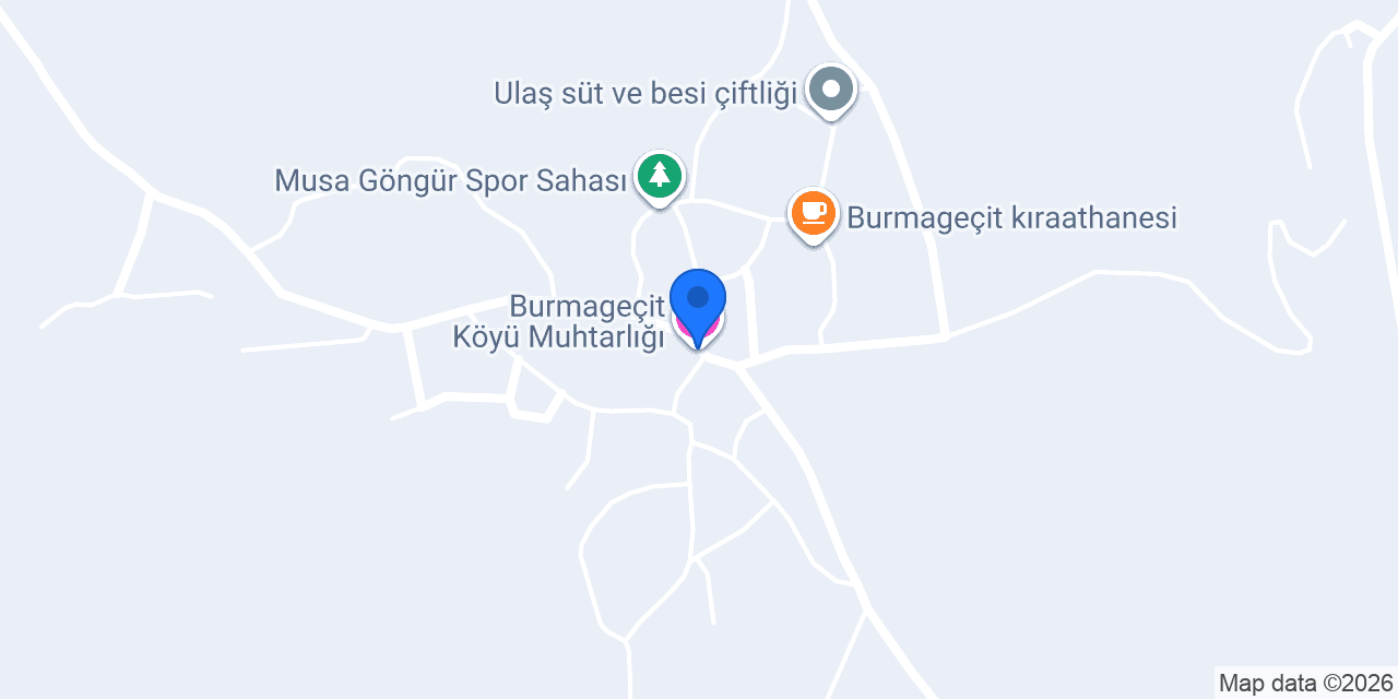 Burmageçit Köyü Muhtarlığı konumu