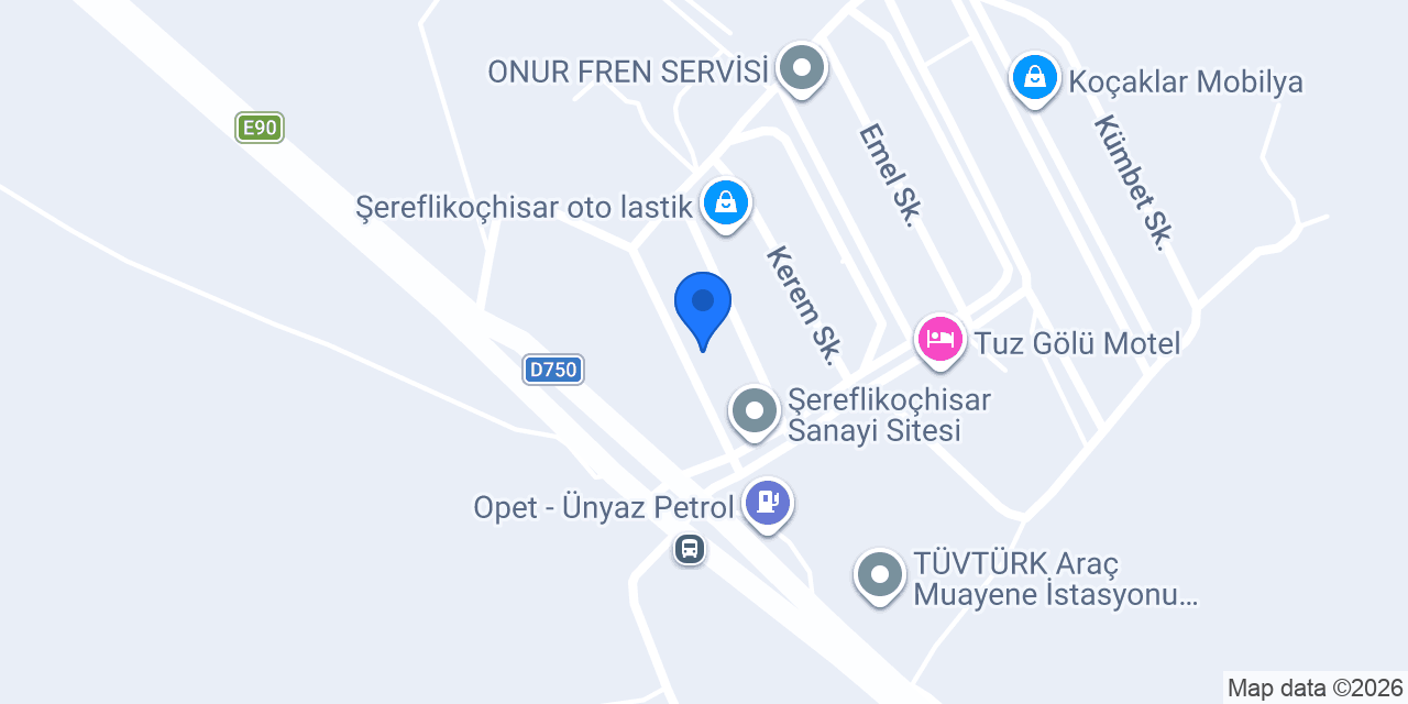 Engin Mercedes konumu