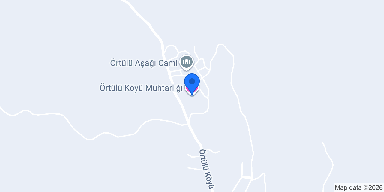 Örtülü Köyü Muhtarlığı konumu