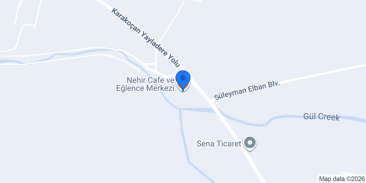 Nehir Cafe ve Eğlence Merkezi konumu