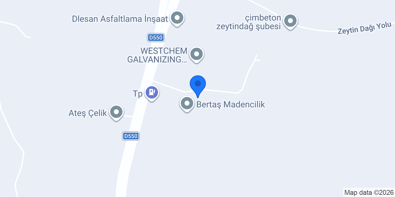 Vulcan Bazalt Madencilik konumu