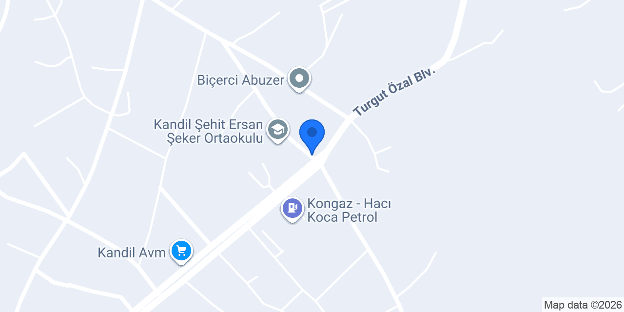Kandil İlkokulu konumu