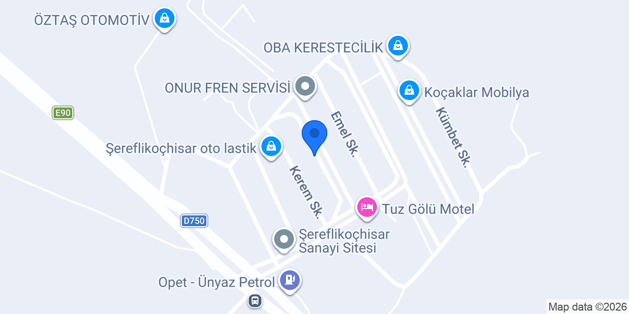 Erdem OTO konumu