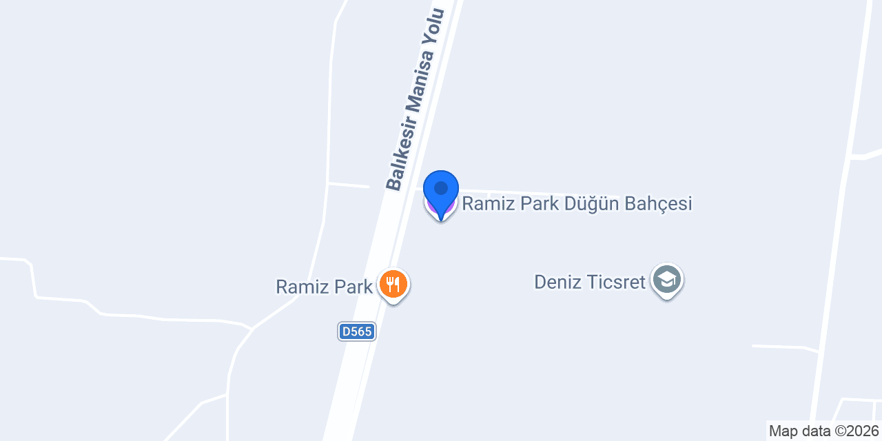 Ramiz Park Düğün Bahçesi konumu
