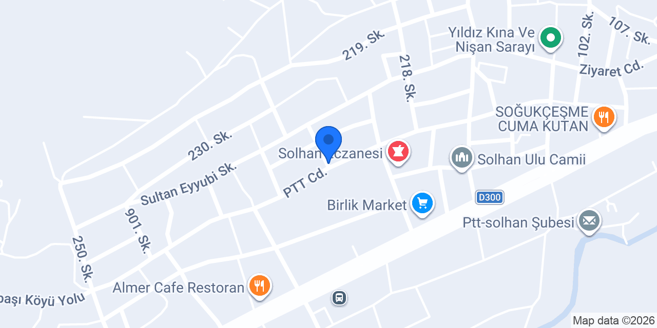 ERCE MARKET konumu