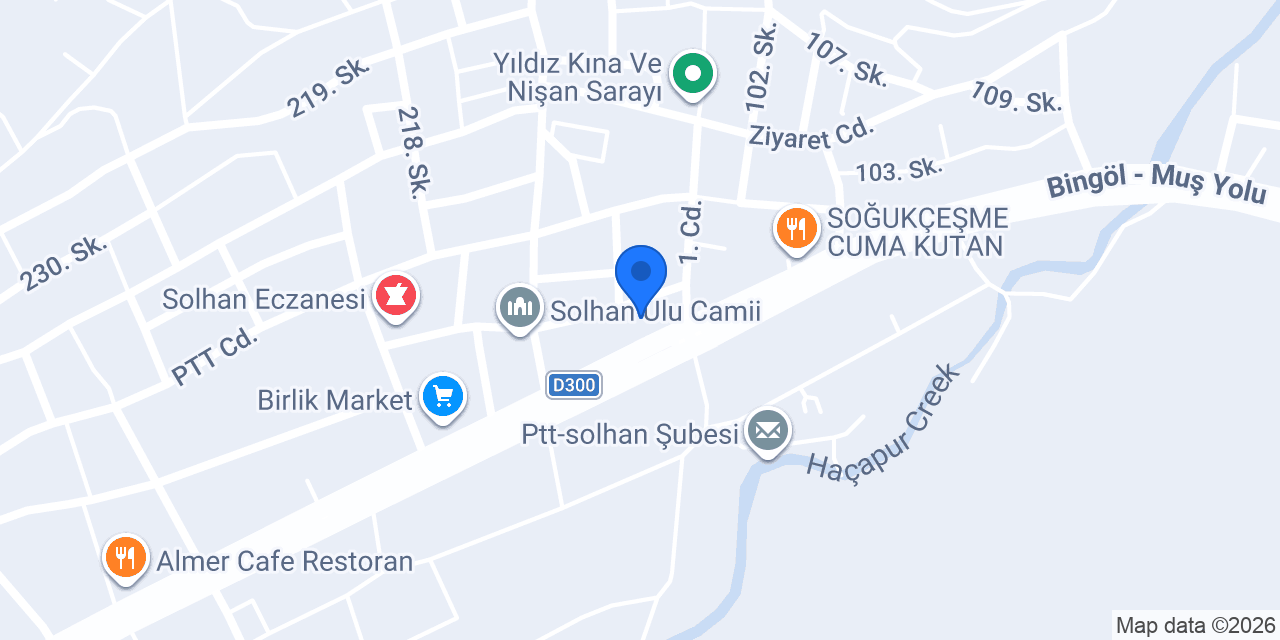 Yunus Veteriner Kliniği konumu