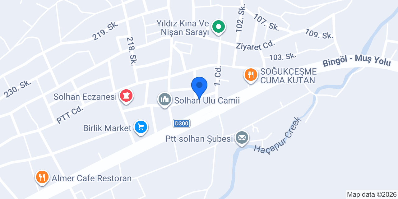 Bizim Pastane konumu