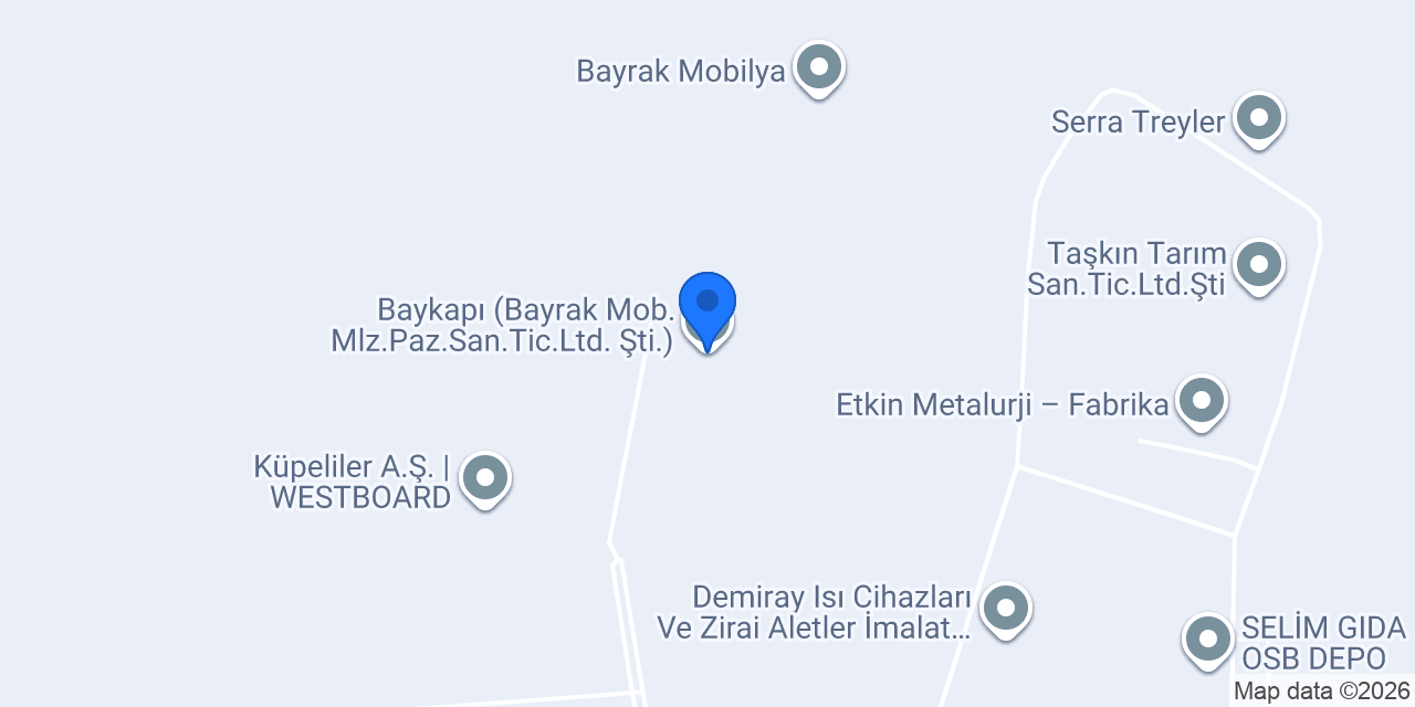 Baykapı (Bayrak Mob.Mlz.Paz.San.Tic.Ltd. Şti.) konumu