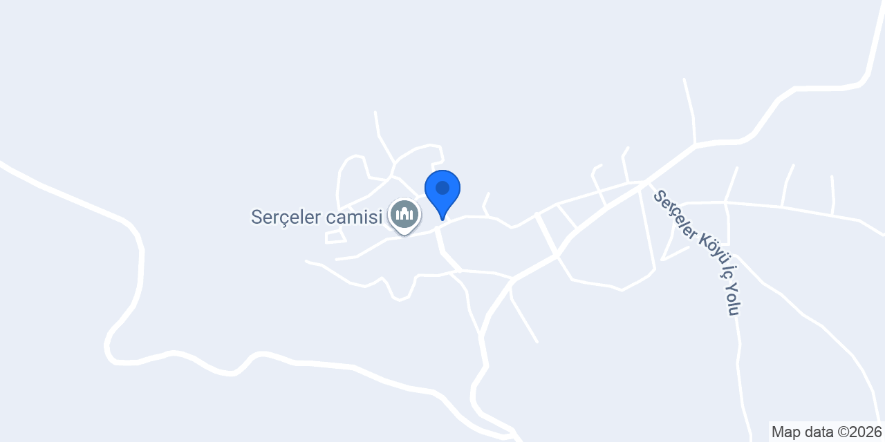 Serçeler İlkokulu konumu