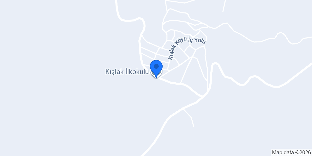 Kışlak İlkokulu konumu