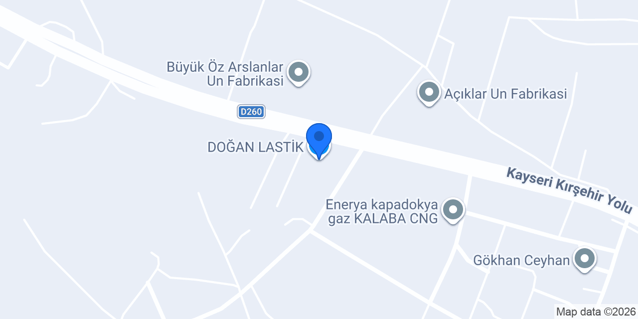 DOĞAN LASTİK konumu