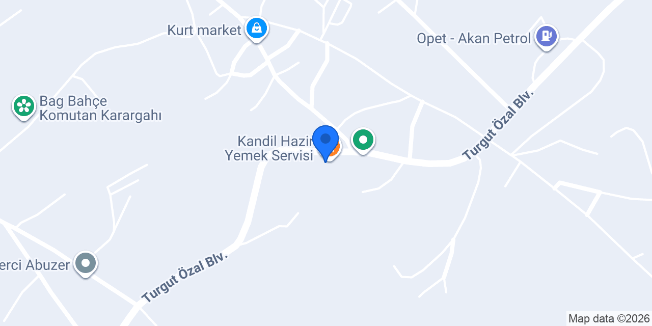 Kandil Hazir Yemek Servisi konumu