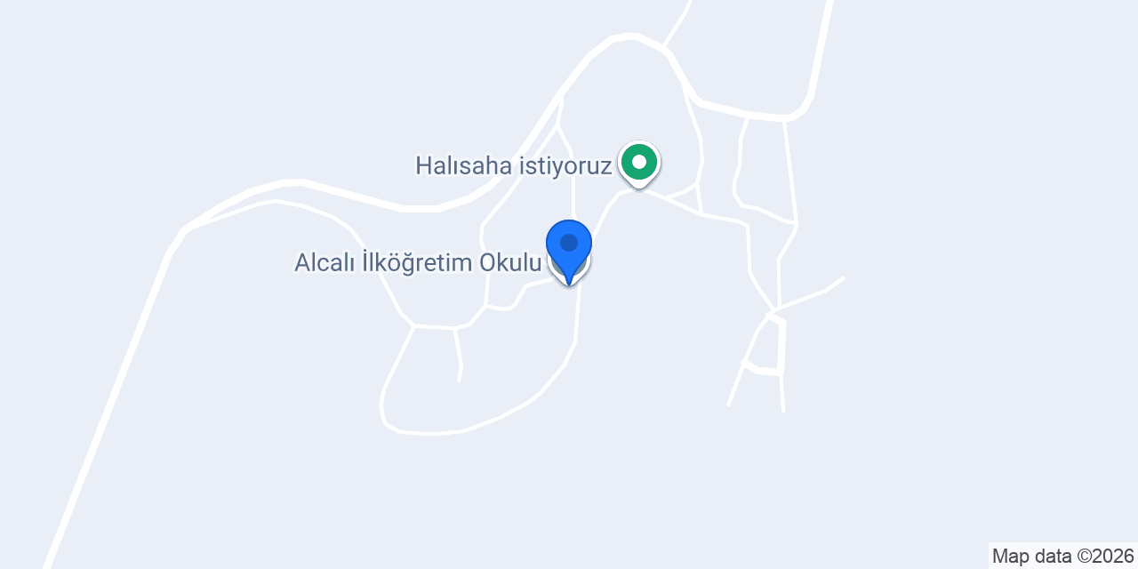 Alcalı İlköğretim Okulu konumu