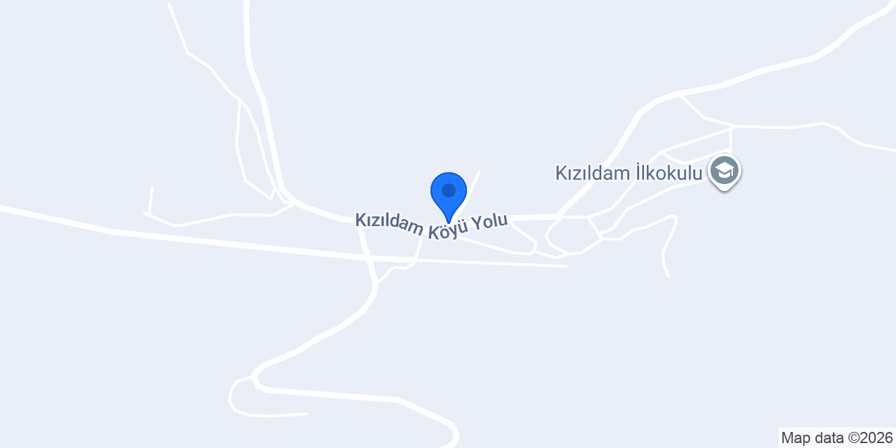 Kızıldam Köyü Muhtarlığı konumu