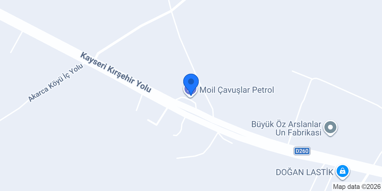 Moil Çavuşlar Petrol konumu