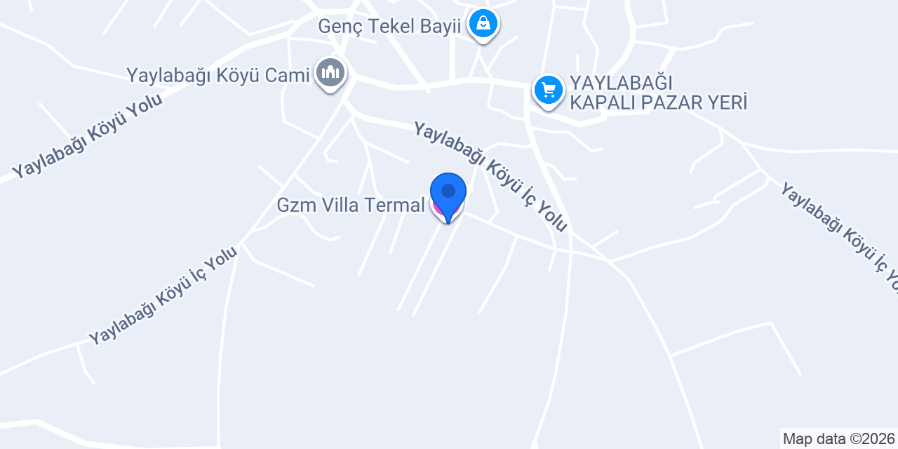 Gzm Villa Termal konumu