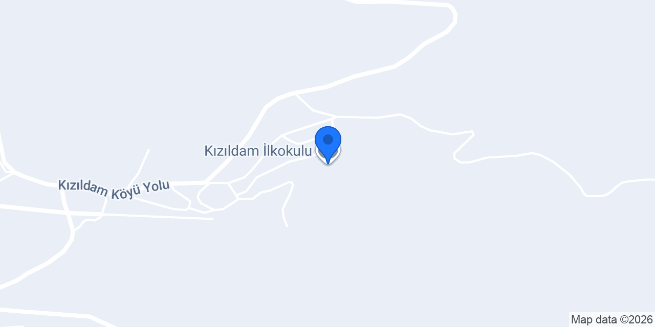 Kızıldam İlkokulu konumu