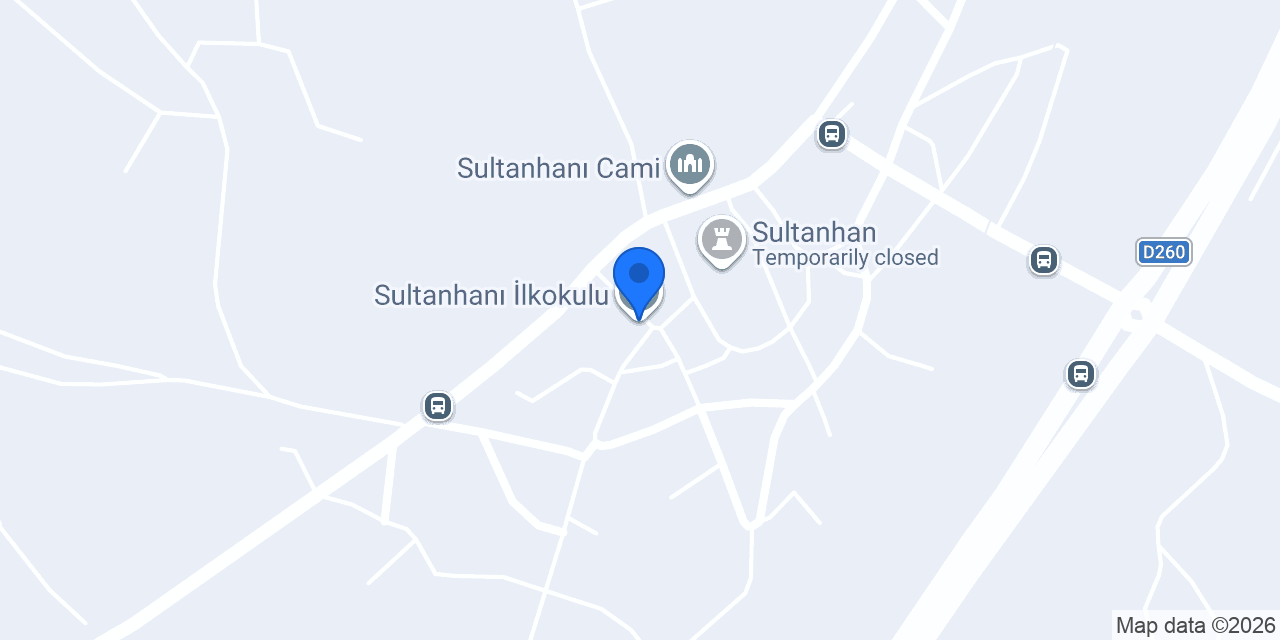 Sultanhanı İlkokulu konumu
