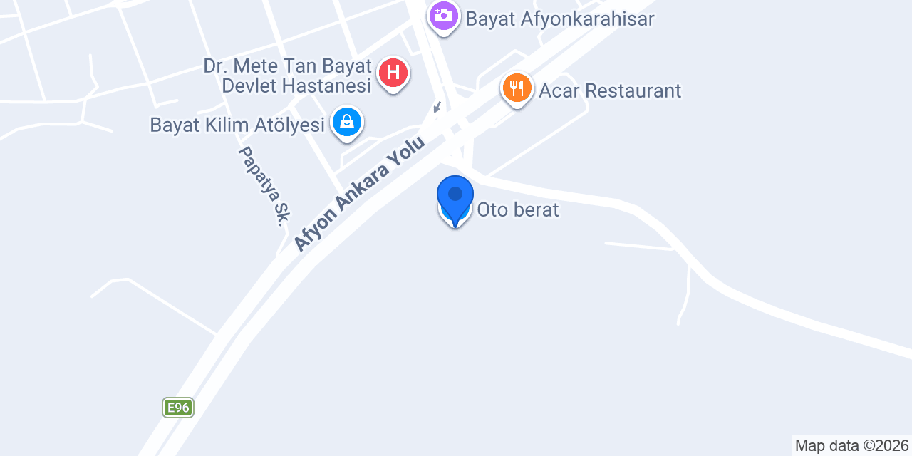 Oto berat konumu