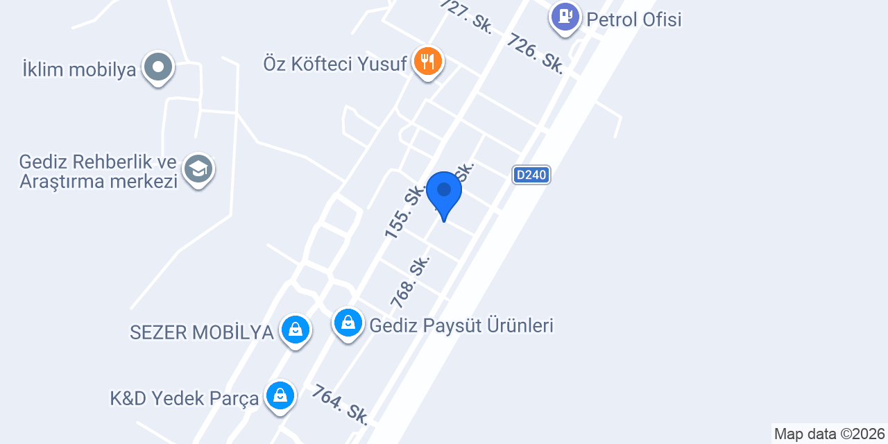 Eken Oto Özel Servis konumu