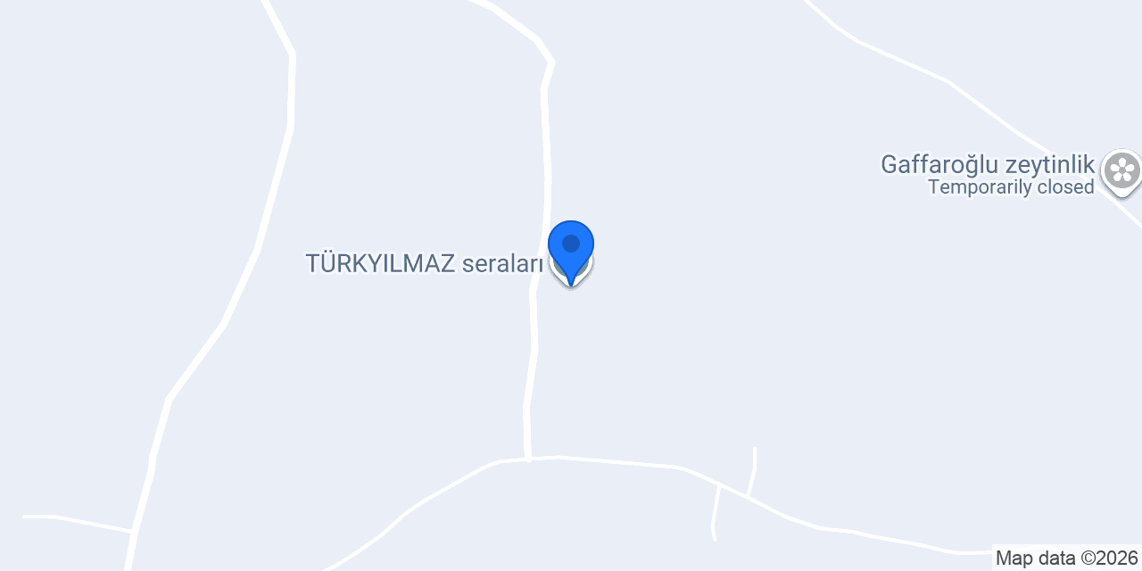 TÜRKYILMAZ seraları konumu