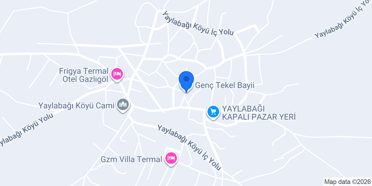 Genç Tekel Bayii konumu