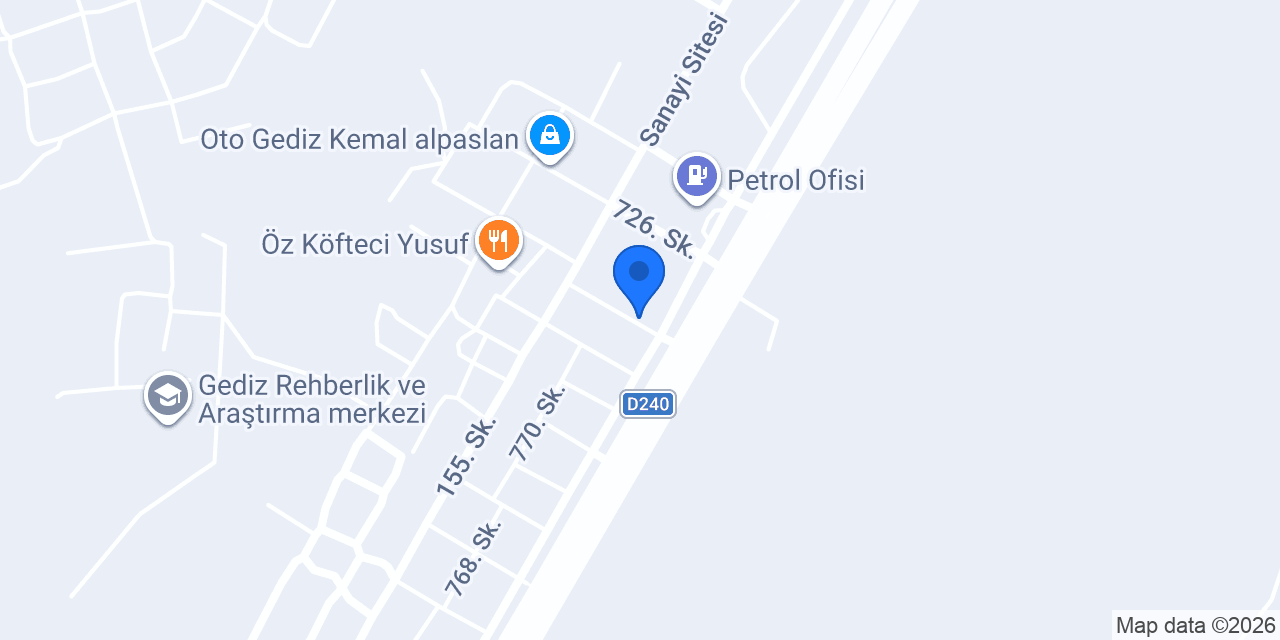 YANTIR PREFABRİK konumu