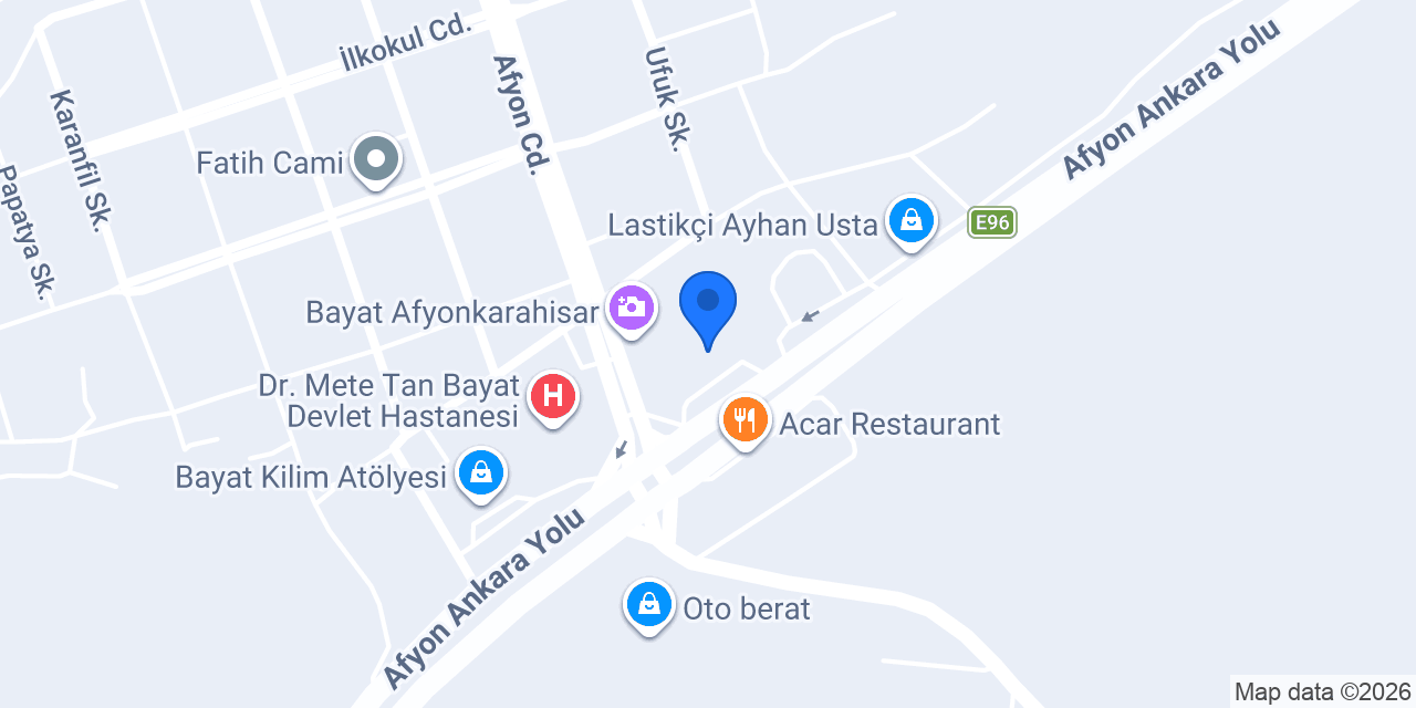 Saraç oto elektrik konumu