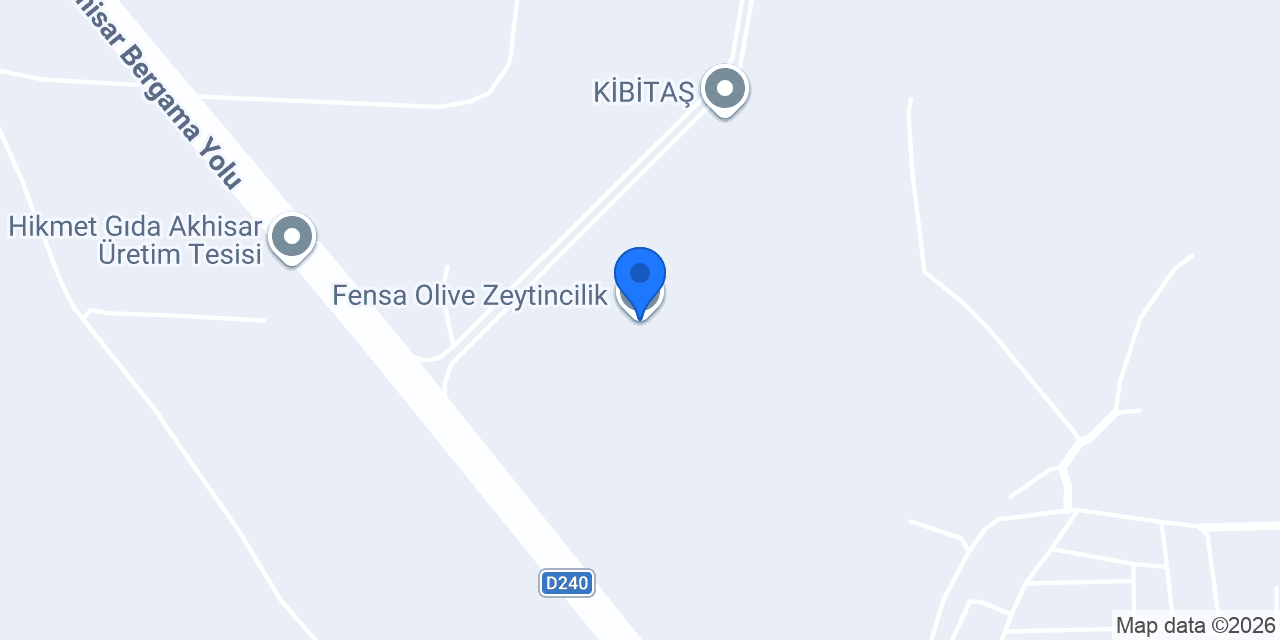 Fensa Olive Zeytincilik konumu
