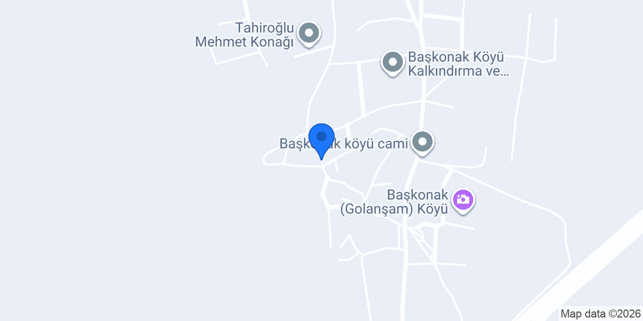 Başkonak Hacıisalı İlköğretim Okulu konumu