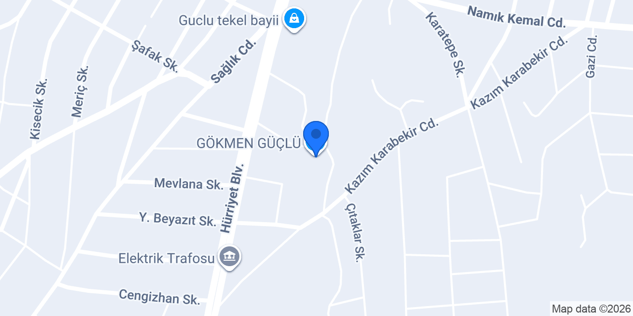 GÖKMEN GÜÇLÜ konumu