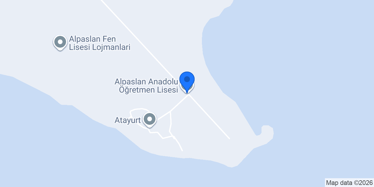 Alpaslan Anadolu Öğretmen Lisesi konumu