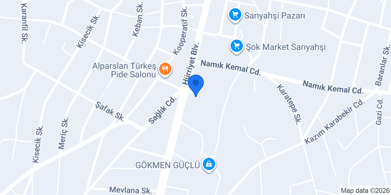 Guclu tekel bayii konumu