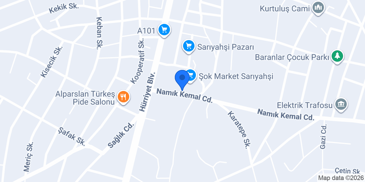 İlk Tercih Yapı Malzemeleri konumu