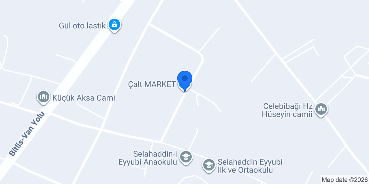 Çalt MARKET konumu