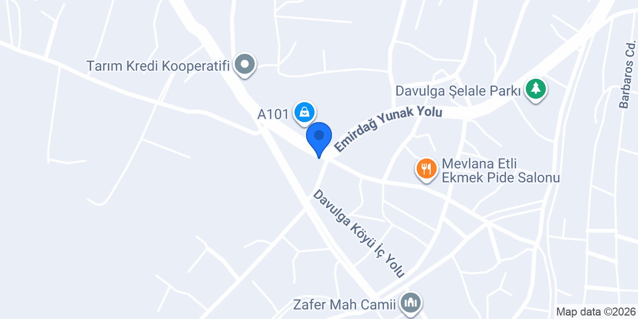 Davulga Sağlık Ocağı konumu
