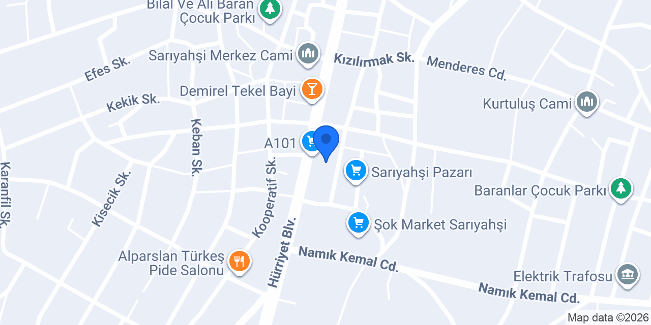 YÜKSEL OTO&HALI YIKAMA konumu