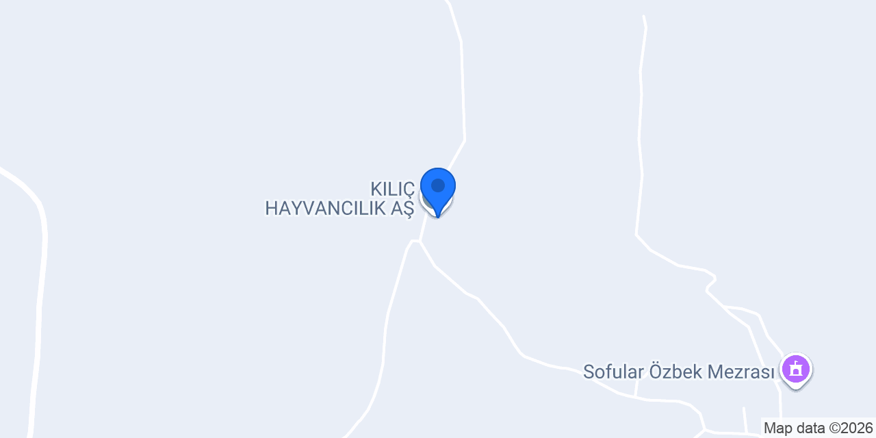 KILIÇ HAYVANCILIK AŞ. konumu