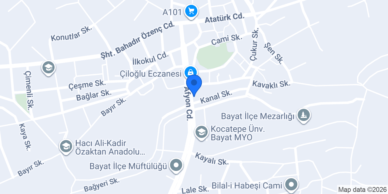 Merkez pide-lahmacun konumu