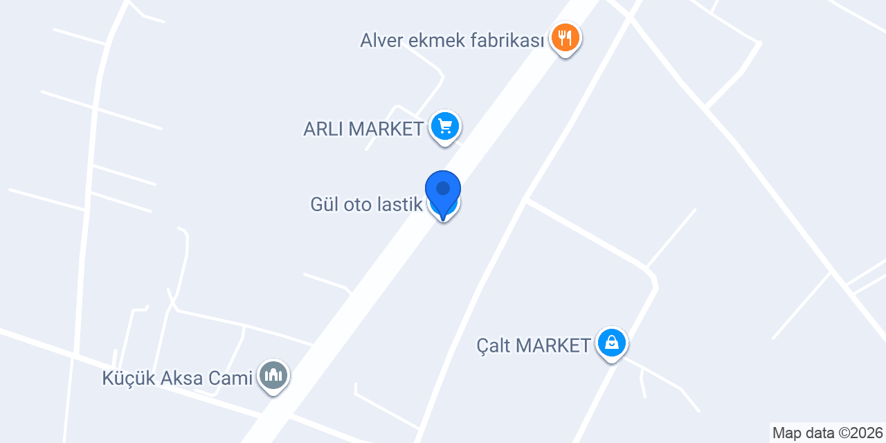 Gül oto lastik konumu
