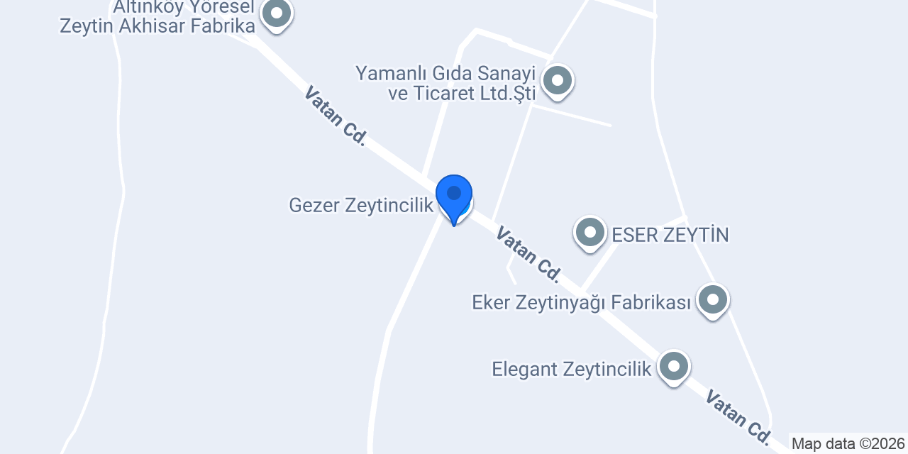 Gezer Zeytincilik konumu