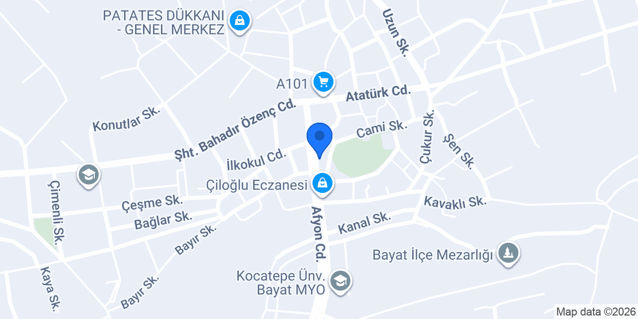KORAY TİCARET konumu