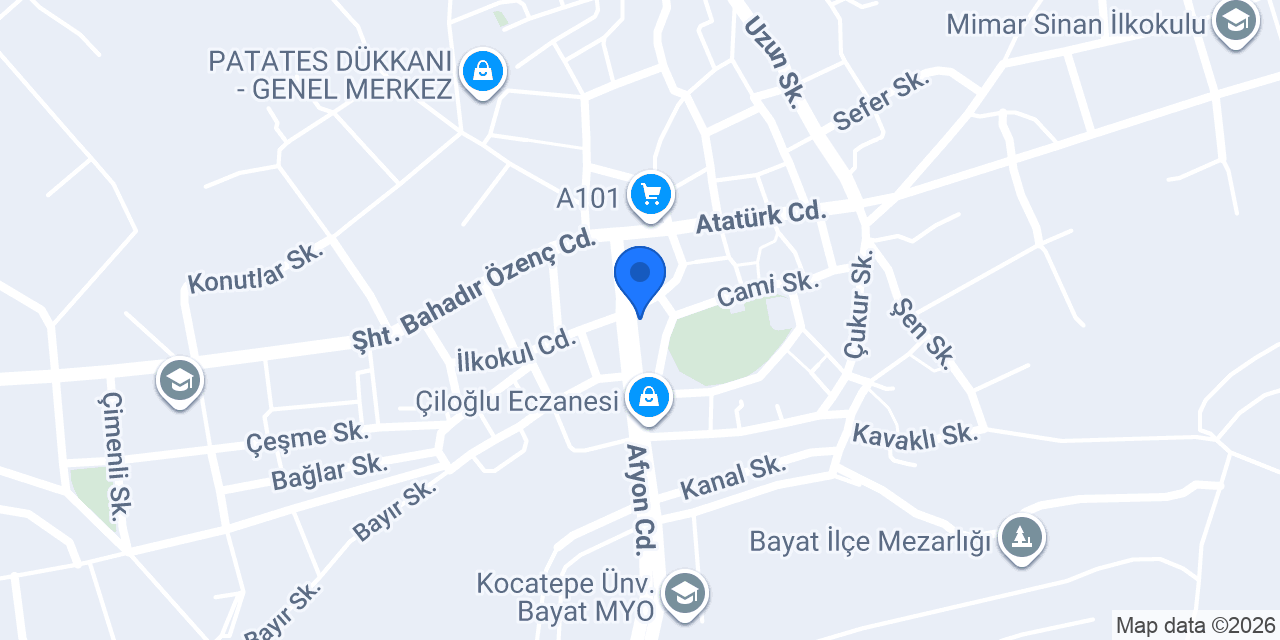 Aygaz Tüp Bayisi konumu