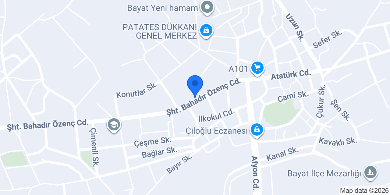 ÖZER TARIM konumu