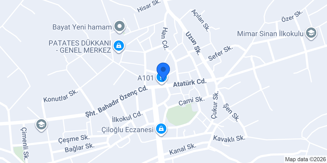 Bayat Noterliği konumu