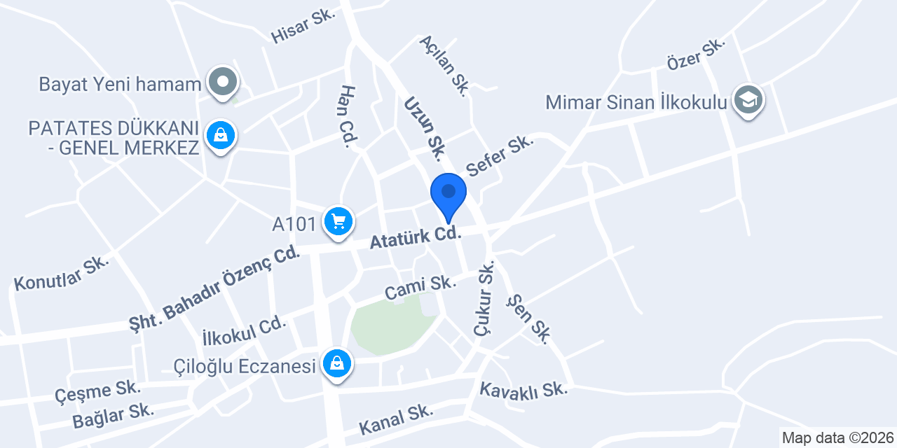 ÇONTUOĞLU VETERİNER konumu