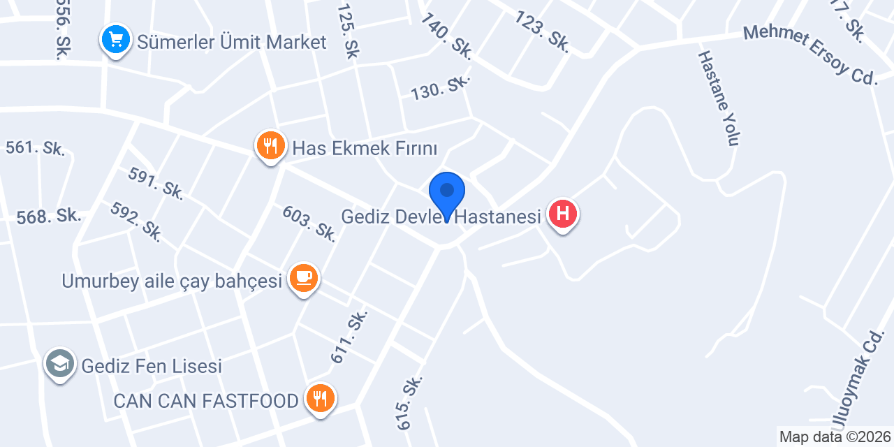 Birgül Eczanesi konumu