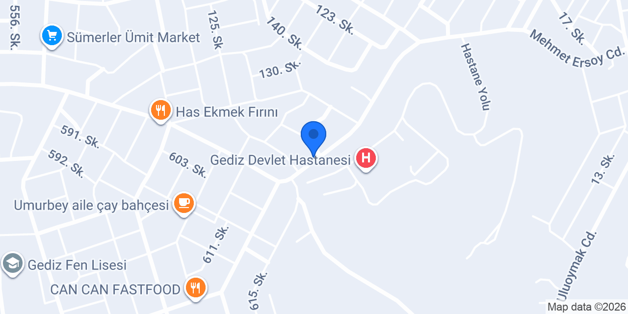 EMİR OPTİK konumu