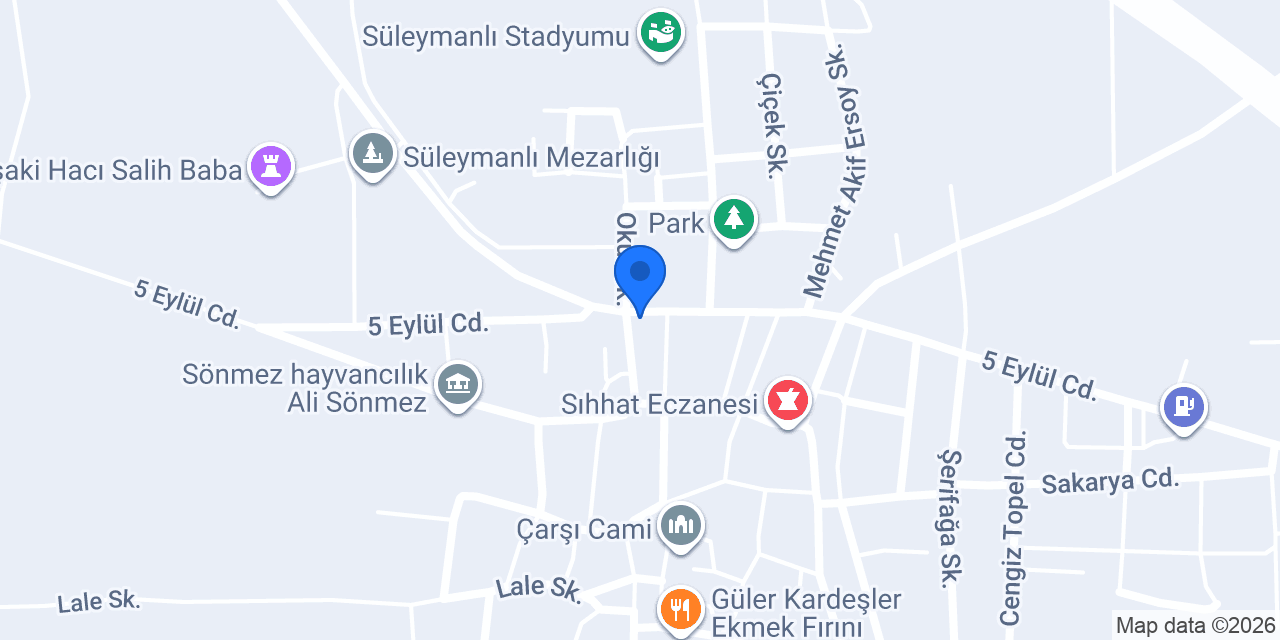 Bodur Pide Salonu konumu