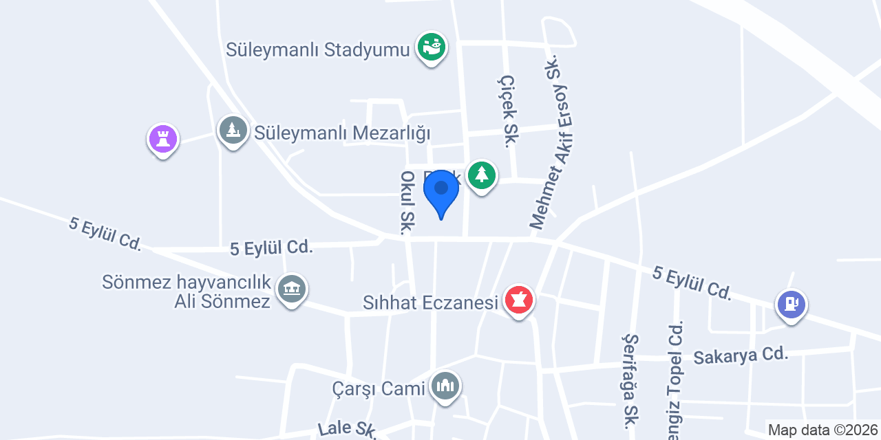 Süleymanlı Ortaokulu konumu